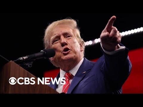 Trump speaks at NRA convention ahead of return to courtroom