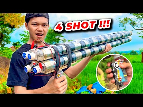 EKSPERIMEN MERCON SPIRTUS BASOKA 4 SHOT !!! Pemantik Elektrik 😱