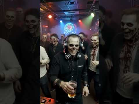 Zombie party#halloween #horror