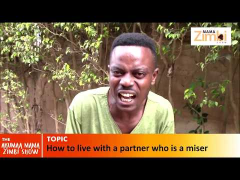 A RELATIONSHIP WITH A MISER.....