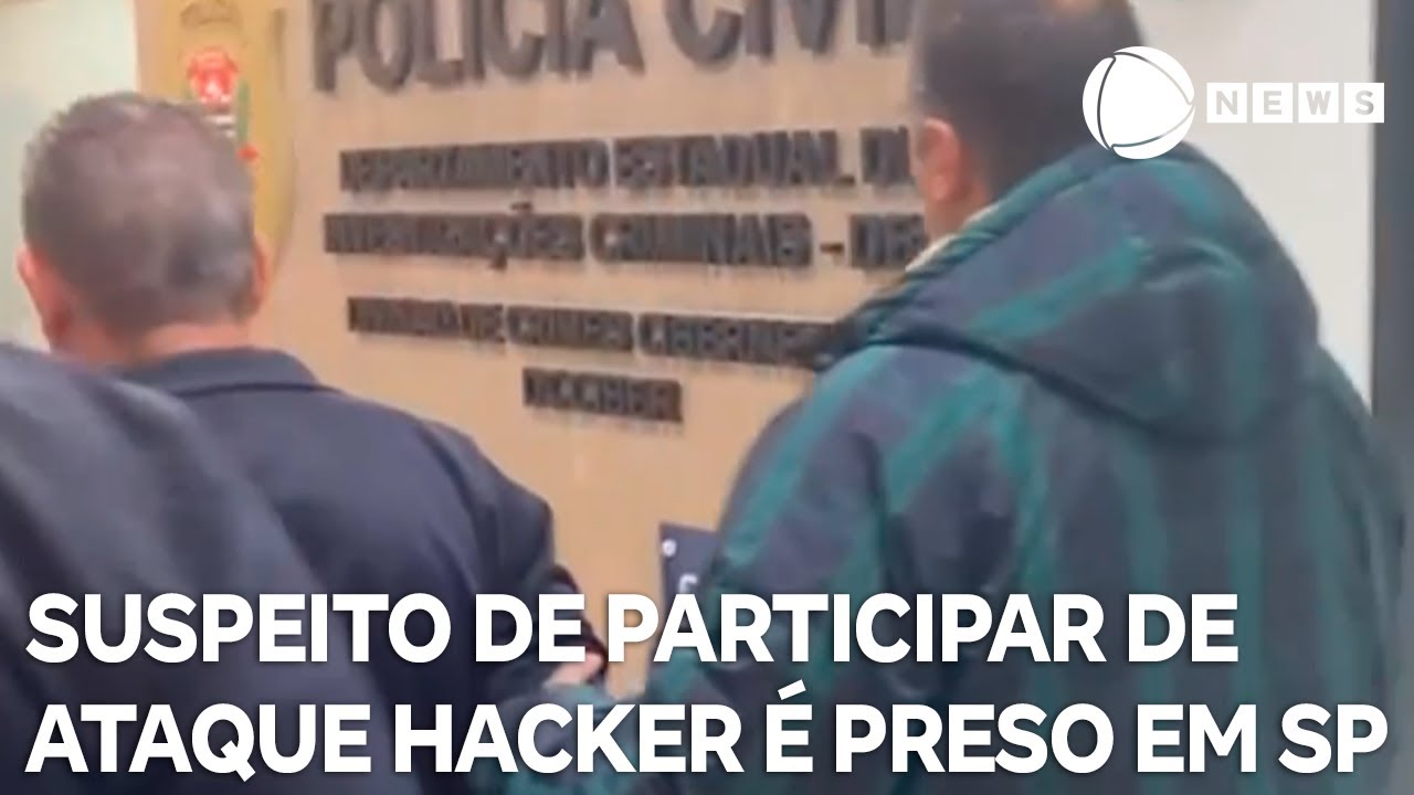 Suspeito de participar de ataque hacker é preso em SP