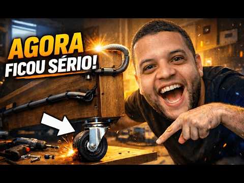 Home Studio com Rodinhas na Mesa 🎶 – Mais Mobilidade e Organização