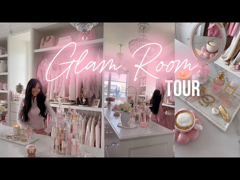 My DREAM Glam Room Tour 🎀🪽 | SLMISSGLAM