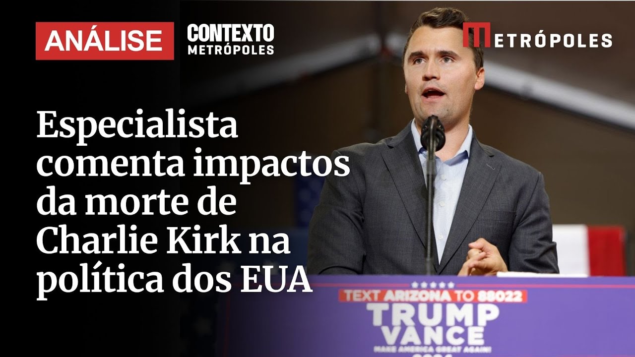 Especialista comenta impacto da morte de Kirk na política dos EUA: “Polarização traz violência”