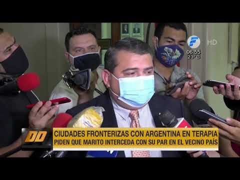 Ciudades fronterizas con Argentina en terapia