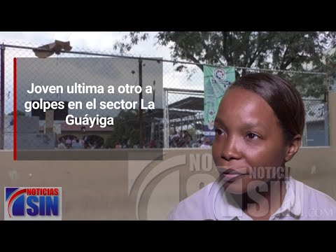 Joven ultima a otro a golpes en el sector La Guáyiga