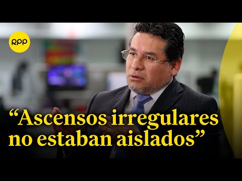 Rubén Vargas explica que ascensos irregulares de la PNP servían para cubrir fechorías de Castillo