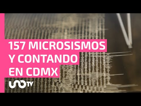 Se han registrado 157 microsismos y contando en CDMX