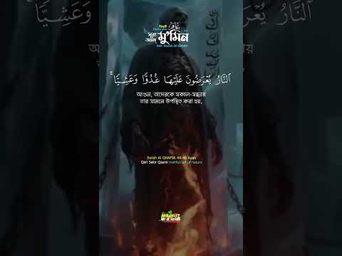 সূরা আল্‌ মু'মিন ৪৪-৪৬ আয়াত Surah Mumin 44-46 سورة غافر ▶ Qari Shakir Qasmi ▶mahfuz art of nature