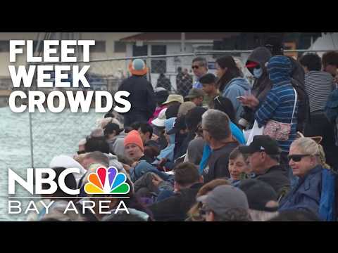 Large crowds enjoy Fleet Week events in San Francisco