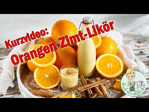 Orangen-Zimt-Likör mit dem Thermomix