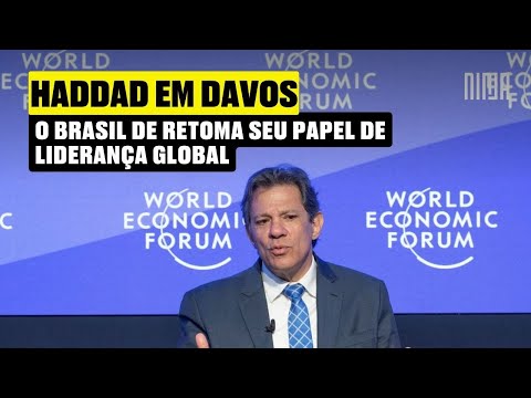 Em Davos Haddad fala sobre as 3 obsessões de Lula: paz, fome e meio ambiente