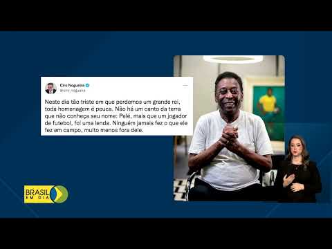 Brasil em luto pelo ídolo do futebol Pelé