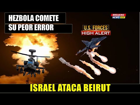 Hezbola entra a la guerra Israel ATACA a Beirut lo convierte en un INFIERNO