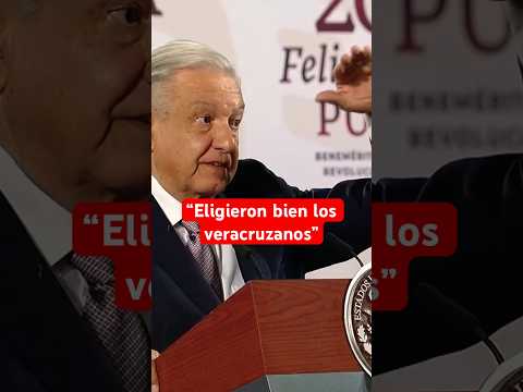 AMLO insiste que Roció Nahle será una buena gobernadora #shorts