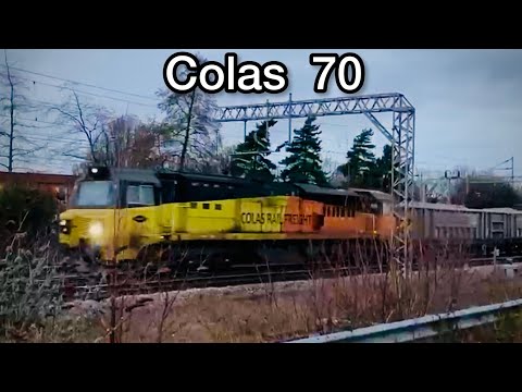 70814 working 6M38 from Carstairs Signal MC410 to Longport LR Colas 3/2/23