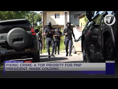 Fixing Crime: A Top Priority for PNP President Mark Golding | TVJ News