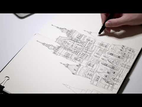 Drawing a building in my book