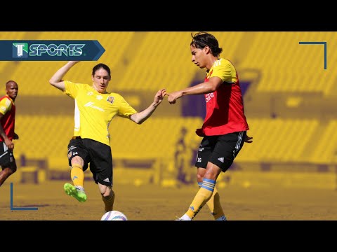 ¡DISPUTÓ el BALÓN con Diego Lainez! El PRIMER ENTRENAMIENTO de Marcelo Flores con Tigres de la UANL