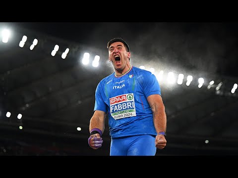 Oro di Fabbri nel Peso - Europei di Atletica 08/06/2024