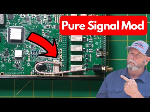 How to do a Pure Signal Mod on the Hermes Lite 2 Transceiver.