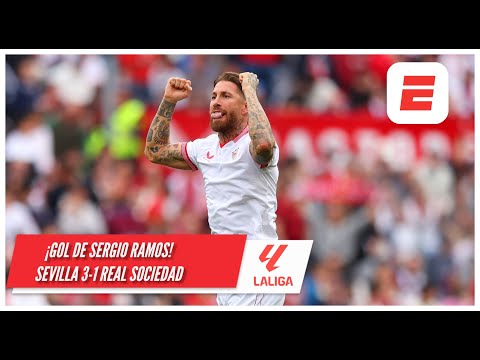 Sergio Ramos ganó en las alturas y anotó un gol increíble para ampliar ventaja del Sevilla | La Liga