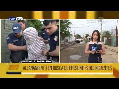 Allanamientos simultáneos tras muerte de adolescente en Asunción