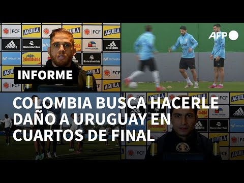 Colombia buscará “hacerle daño” a un complicado Uruguay en cuartos de final de la Copa América | AFP