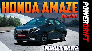 Honda Amaze Facelift | Same Same but Different | PowerDrift