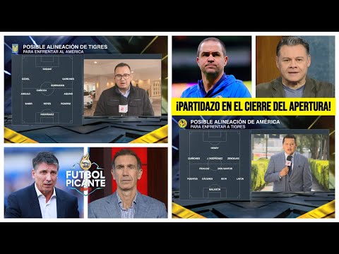 TIGRES VS AMÉRICA Así salen Jardine y Siboldi para último choque de fase regular | Futbol Picante