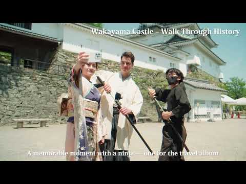 Wakayama Castle Town Walk in Kimono & Japanese Earcleaning👂