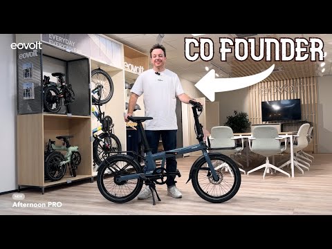 Co Founder Presents The Eovolt Afternoon Pro Folding Electric Bike