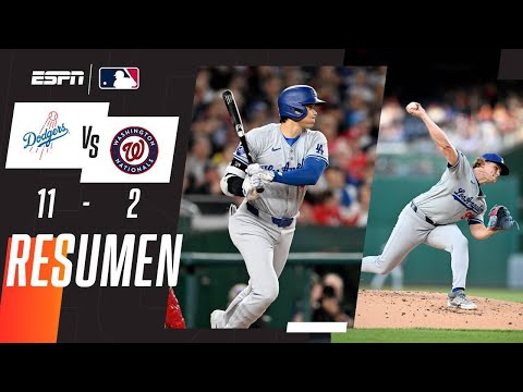 Resumen | Dodgers 11-2 Nationals | MLB