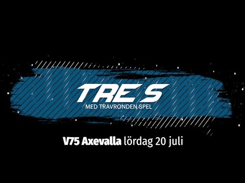 Speltips V75 Axevalla - 20 juli