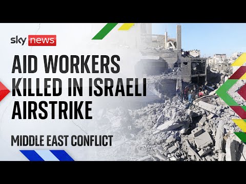 World Central Kitchen pauses operations in Gaza after three aid workers killed in Israeli airstrike