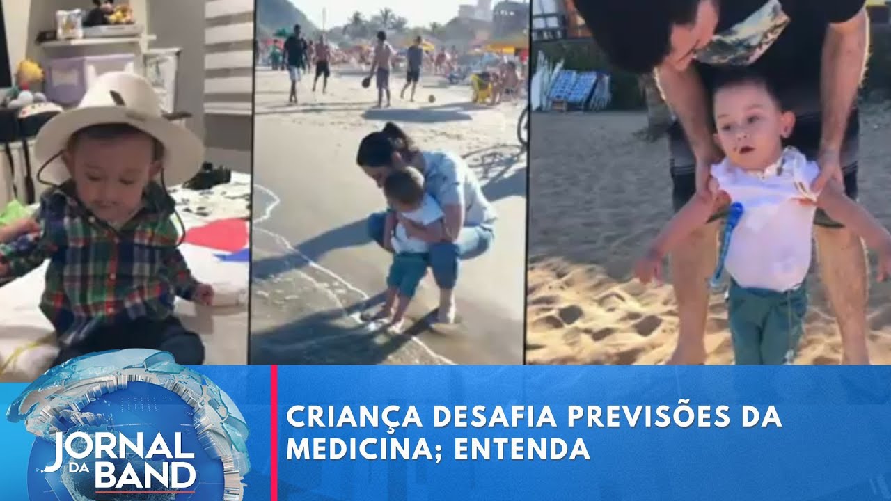 Criança desafia previsões da medicina; entenda | Jornal da Band