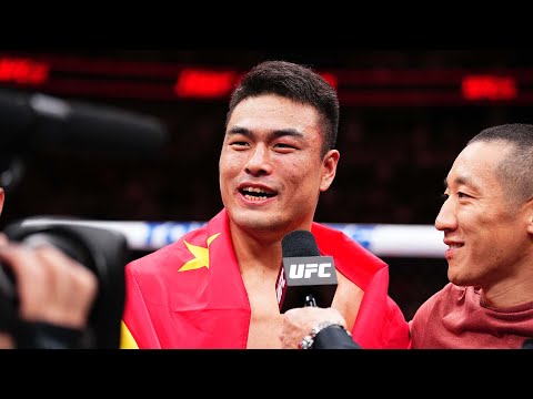 Zhang Mingyang Octagon Interview | UFC 298