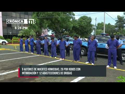 47 presuntos delincuentes fuera de circulación en Nicaragua