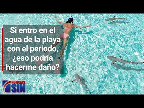 Doctora, si entro en el agua de la playa con el periodo, ¿eso podría hacerme daño?