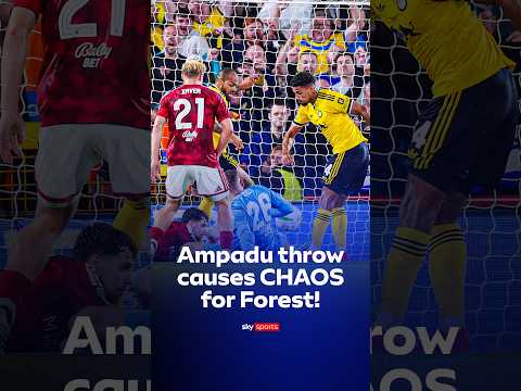 Ethan Ampadu's long throw-in led to James Justin's goal ⚽️⚪️  #football #carabaocup #leeds #football