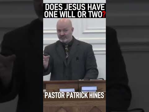 Does Jesus Have One Will Or Two? - Pastor Patrick Hines Sermon #shorts #JesusChrist #christianshorts