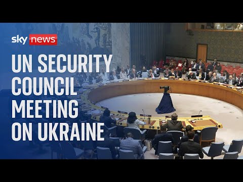Watch live: UN Security Council meeting on Ukraine