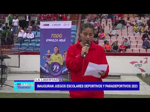 La Libertad: inauguran Juegos Escolares Deportivos y Paradeportivos 2023