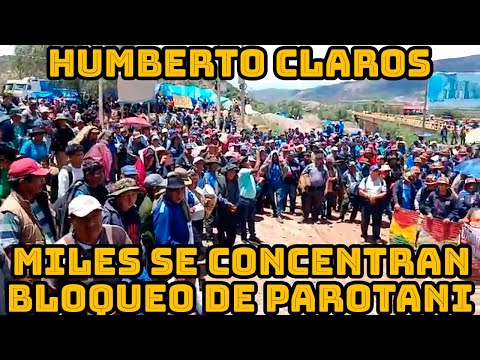 HUMBERTO CLAROS EXIGEN LA LIBERTAD DE LOS MINEROS DETENIDOS EN CHAYANTA POTOSI DE BOLIVIA..