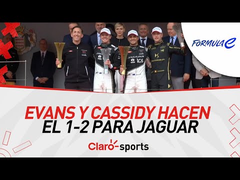 Evans y Cassidy hacen el 1-2 para Jaguar en el ePrix de Mónaco