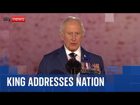 King calls on UK to work for 'prevention of conflict' | VE Day