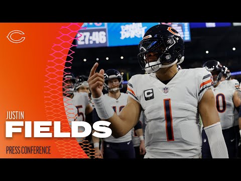 Justin Fields on loss to Detroit Lions | Press Conference video clip