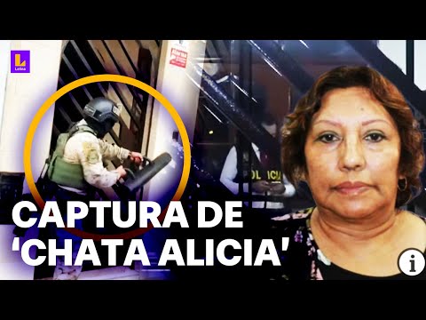Allanan cómoda propiedad de la 'Chata Alicia': Acusada de lavado de activos y tráfico de drogas
