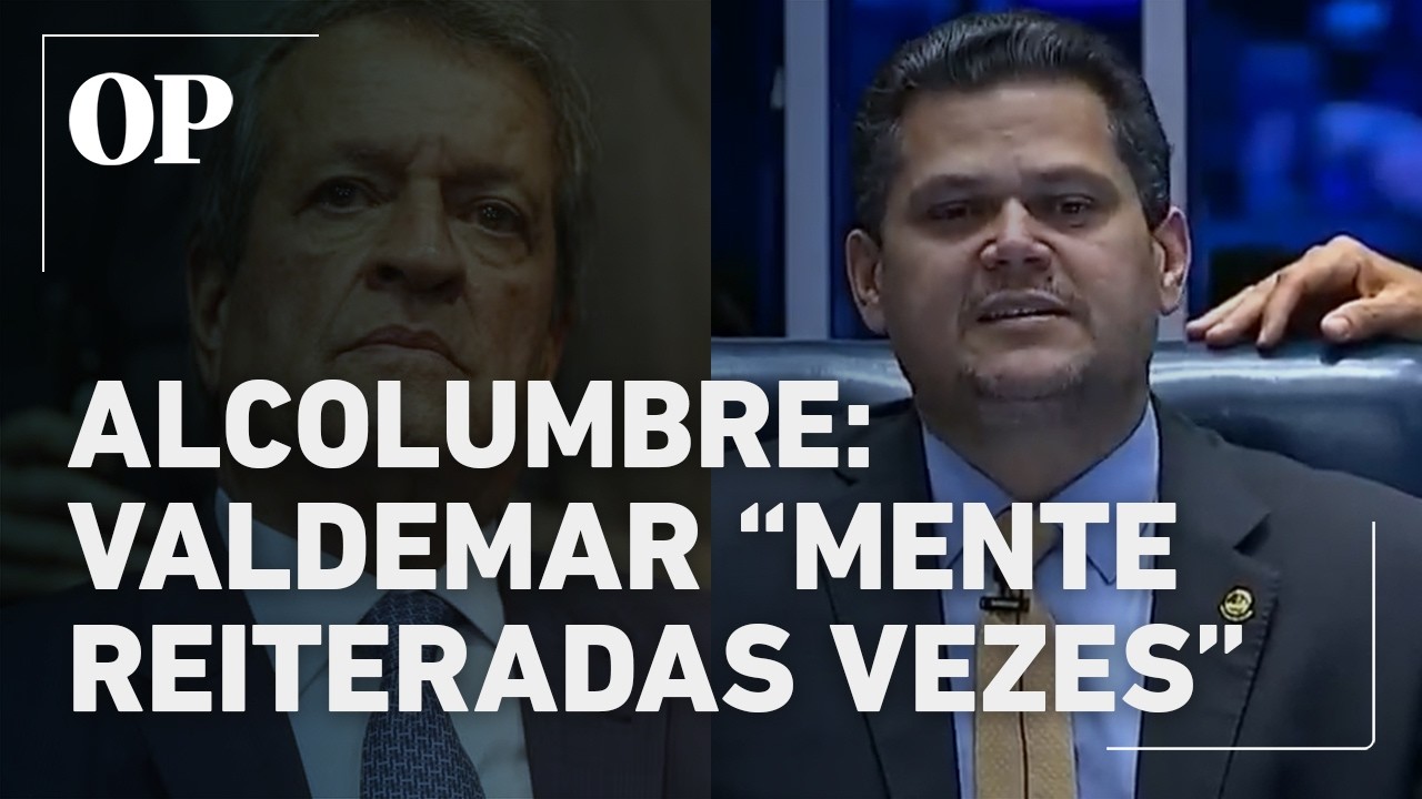 Alcolumbre chama Valdemar de “mentiroso” após fala sobre CPI do Banco Master