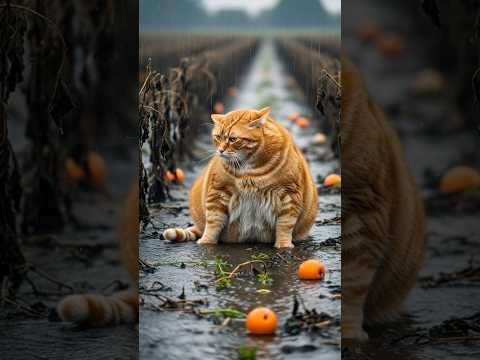 Poor Farmer Cat Is Poor Because Of No Rain 😢 (plot twist incoming) #cat #aicat Cat Ai Stories